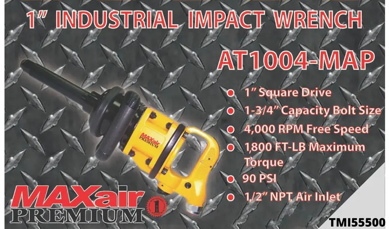 1" Heavy-Duty Industrial Impact Wrench – Pneumatic Or Electric Ready 1