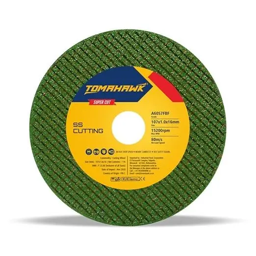 10-Pack 4-Inch Double-Net Cutting Wheels – 107X1.0X16Mm, Green, For Metal & Stainless Steel 1