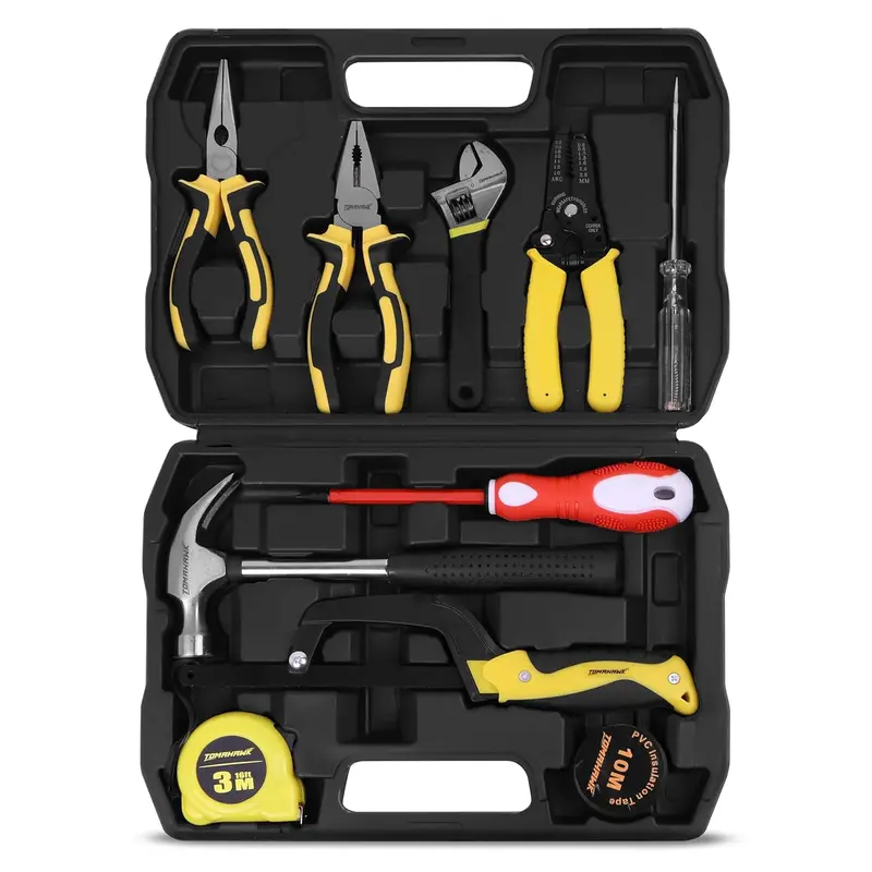 10-Piece Electrician’S Hand Tool Kit – Insulated, Ergonomic, Professional-Grade Set (Model Ele-1110) 1
