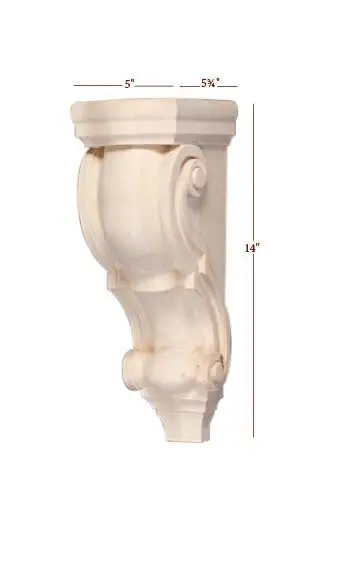 14-Inch Classic Wood Corbel 1
