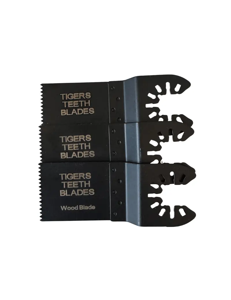 3-Pack Tigers Teeth Oscillating Blades – Wood & Soft Materials 1