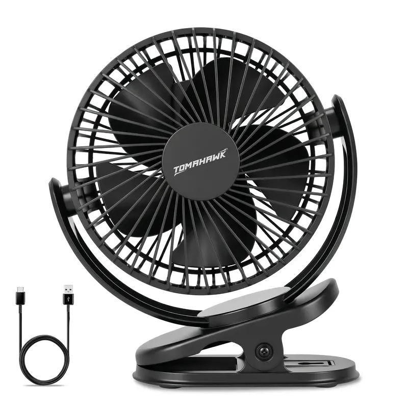 5-Inch Adjustable Cordless Fan – 120Mm Blade, 360° Rotation, Variable Speed Control – Dcf-3465 1