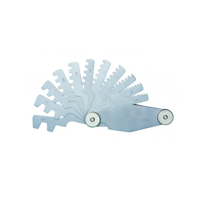 Accud Trapezoidal Thread Gauge: Tr30°, Metric Pitch 2–20 Mm 1