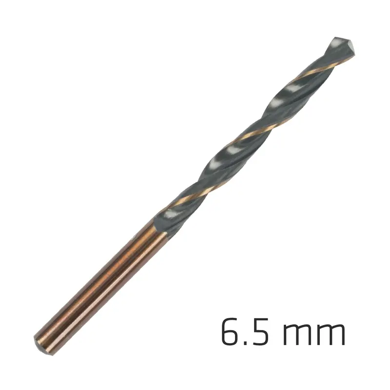 Alpen Hss Sprint Master Drill Bits – 6.5Mm, Din 338 Standard, 10-Piece Hang-Tagged Set 1