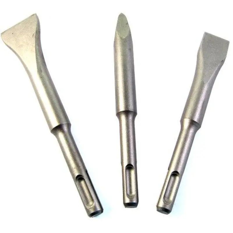 Alpen Sds Short-Point Chisel Set – 3-Piece (20×140 Mm Flat, 30×140 Mm Wide, 140 Mm Length) 1