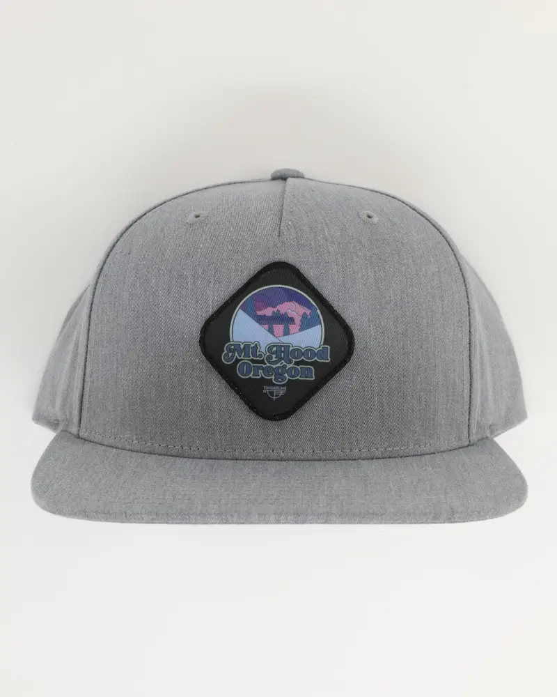 Alpenglow Grey Athletic-Style Baseball Cap 1