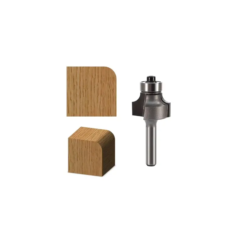 Betop 1/4" Shank Round-Over Router Bit – 15.9Mm X 7.9Mm X 1.6Mm Radius 1