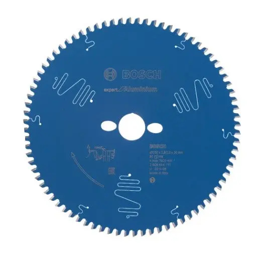 Bosch 254 × 30 Mm 80-Tooth Aluminum-Cut Circular Saw Blade 1