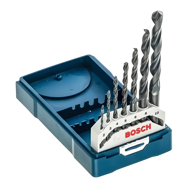 Bosch Blue Line Mini X-Series Hss-R Metal Drill Bit Set – 2–10Mm (7-Piece) 1