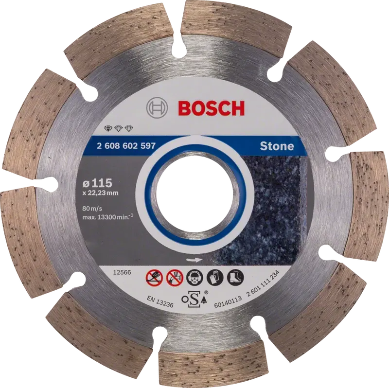 Bosch Professional Stone-Cutting Disc – 115 Mm, Segmented Rim 1