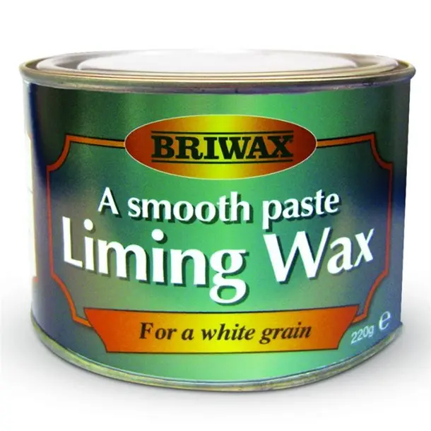 Briwax Liming Wax In White – 220G Decorative Wood Whitener 1