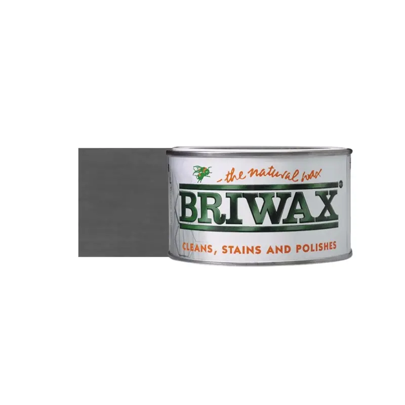 Briwax Original Slate Grey Wax – 400G Solvent-Based (Contains Toluene) 1