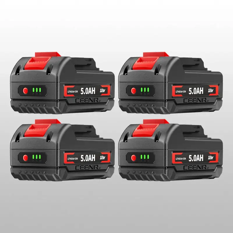Ceenr 5.0Ah 18V Makita-Compatible Battery – 4-Pack, Bl1860B Replacement 1