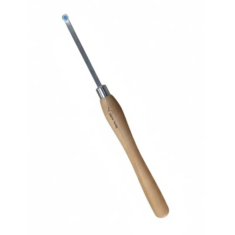 Creative Turning Carbide Chisel – 10 Mm Square Shank, 12 Mm Round Cutter, Beech Handle 1