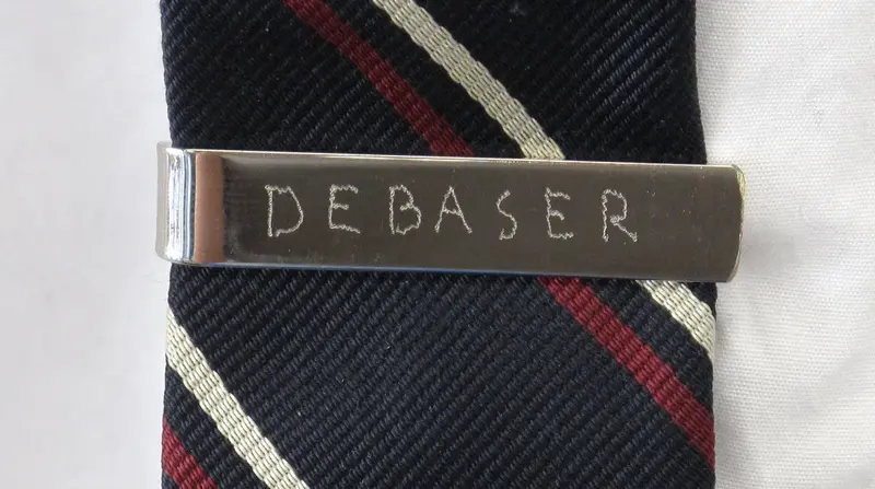 Debaser Minimalist Tie Clip – Stainless Steel 1