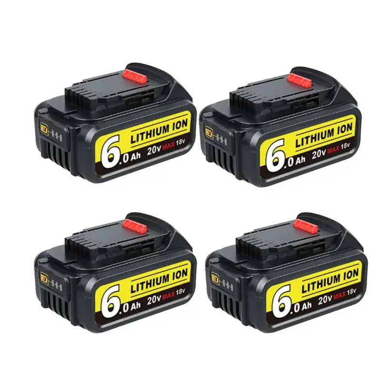 Dewalt Dcb200 20V Max Xr 6.0Ah Li-Ion Battery Replacement – 4-Pack (Clearance) 1