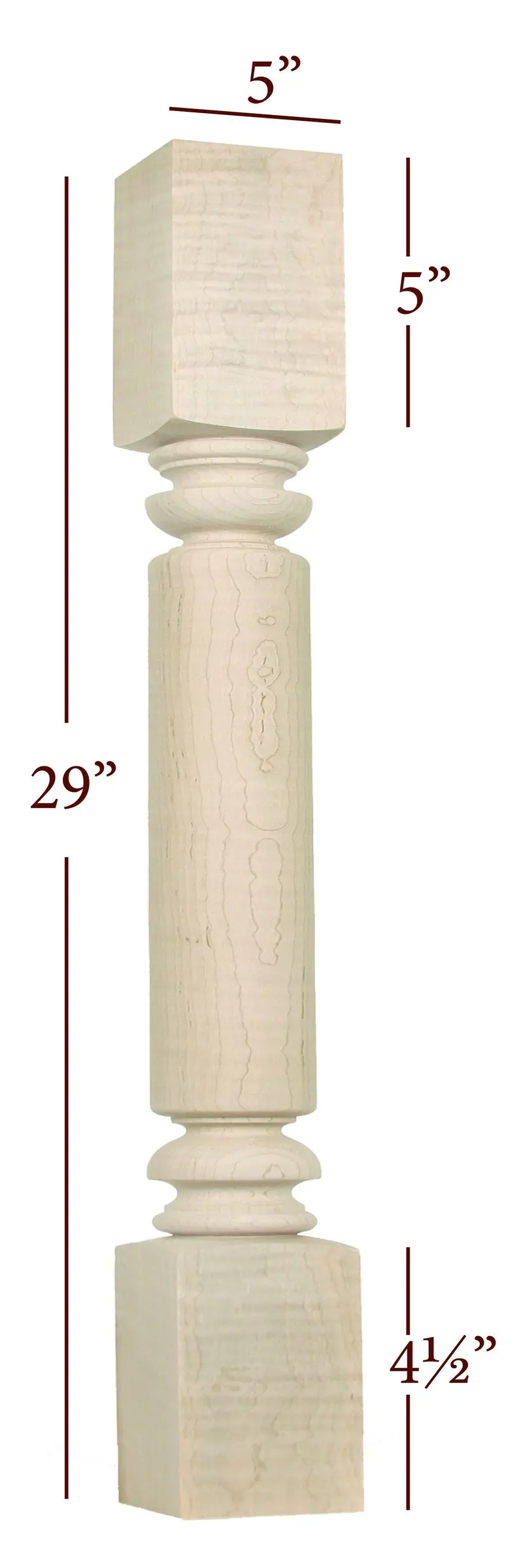 Extra-Large Plain Round Madison Dining Table Leg 1