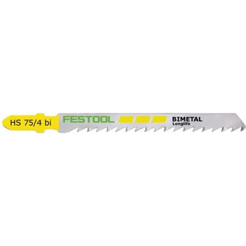 Festool Hs 75/4 Bi/5 High-Speed Steel Jigsaw Blade – 75 Mm, 4 Mm Width 1