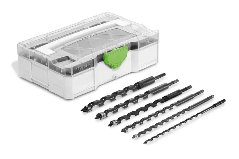Festool Sb Ce/6 Auger Bit Set – 6-Piece Screw-Point Drilling Kit 1