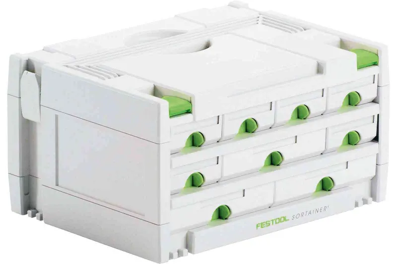 Festool Sys 3-Sort/9 Sortainer – 9-Compartment Modular Sorting Tray 1