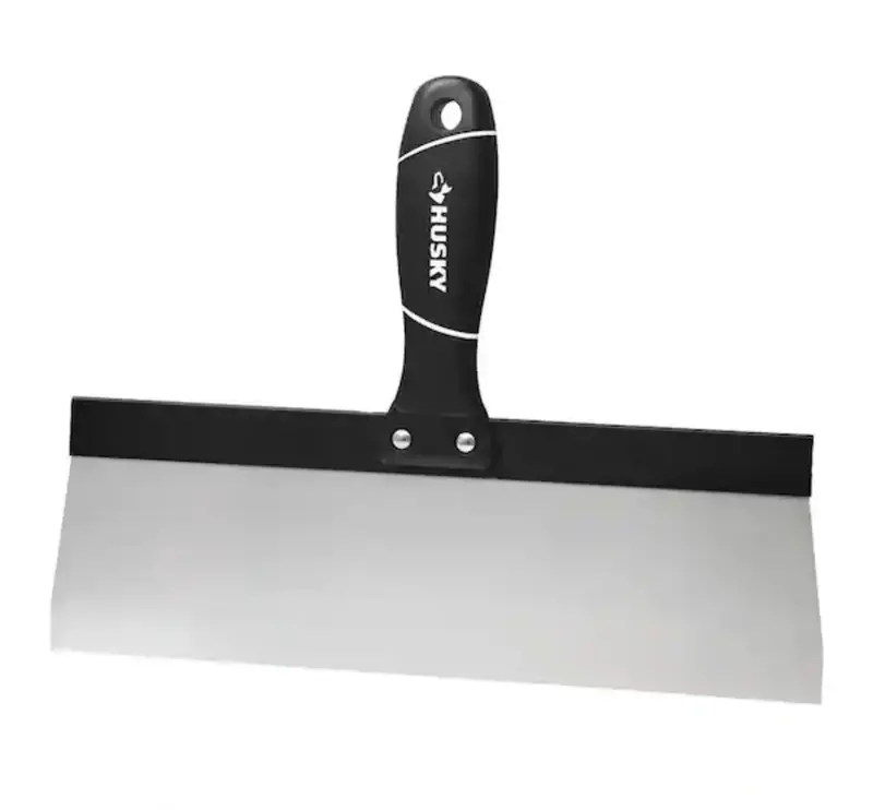 Husky 12-Inch Stainless Steel Taping Knife With Ergonomic Soft-Grip Handle 1