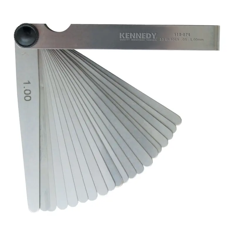 Kennedy 4-Inch 13-Blade Metric Feeler Gauge Set 1