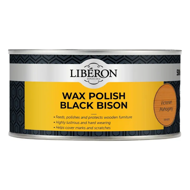 Liberon Black Bison Wax – Victorian Mahogany Finish, 500 Ml 1