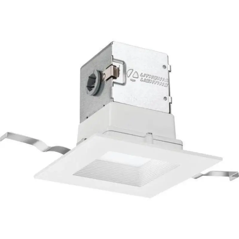 Lithonia Lighting One Up 6" Integrated Led Recessed Fixture Kit – White – Open-Box 1