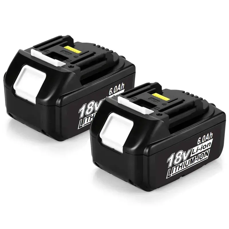 Makita 18V Bl1860 6.0Ah Lithium-Ion Replacement Battery – 2-Pack (Clearance) 1