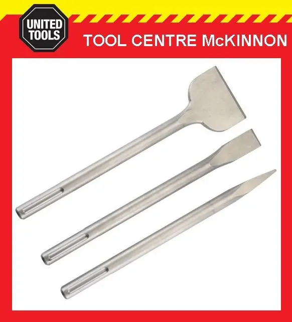 Makita 300Mm Sds-Max Rotary Chisel Set: Bull Point & Scaling Bits 1