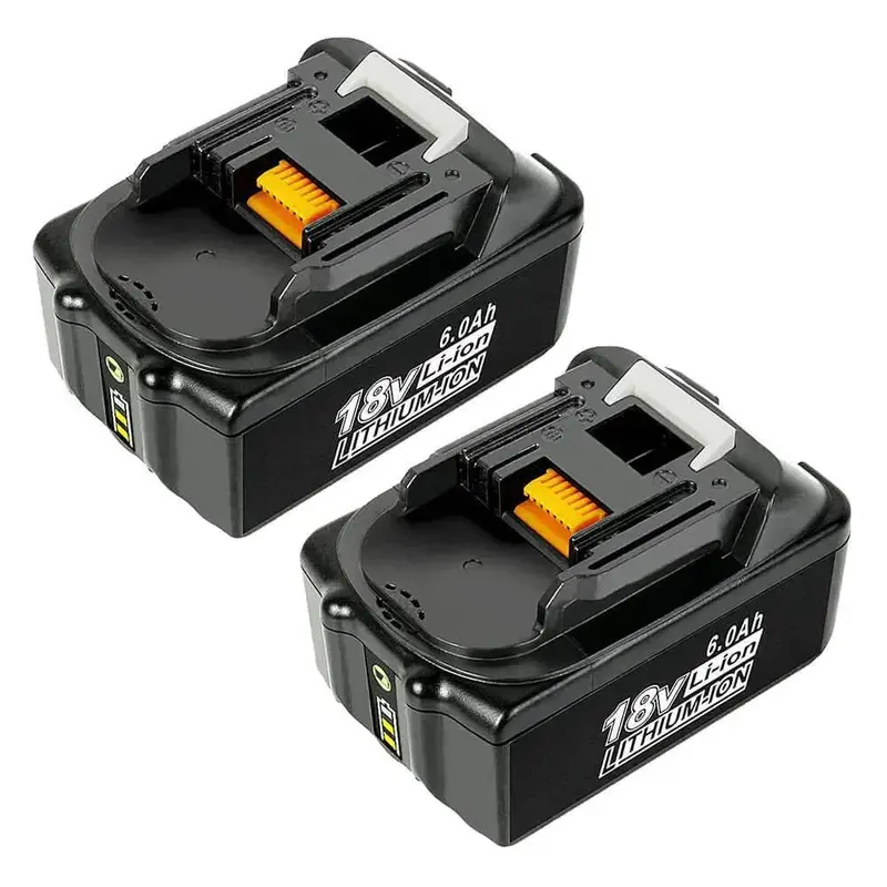 Makita Bl1860B/Bl1840/Bl1850/Bl1830 18V 6.0Ah Li-Ion Battery With Led Indicator – 2-Pack (Clearance) 1