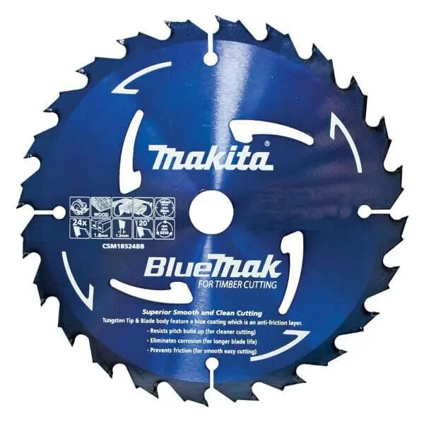 Makita Bluemak Tungsten Carbide Circular Saw Blade – 160 Mm × 20 Mm Bore, 20T, 5-Pack 1