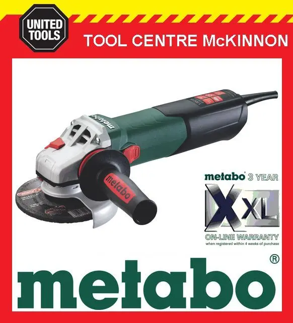 Metabo Wea17-125Q 125Mm 1700W Quick-Nut Angle Grinder – German Engineered 1