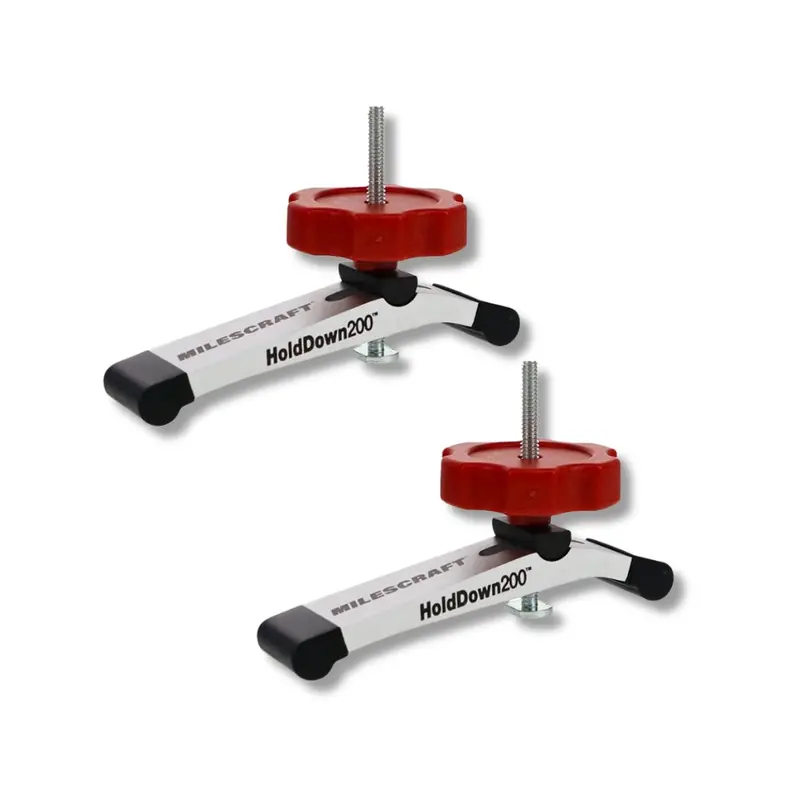 Milescraft Holddown 200 – T-Track Clamping Fixture (2-Pack) 1
