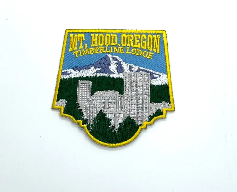 Mt. Hood & Portland Skyline Embroidered Patch 1