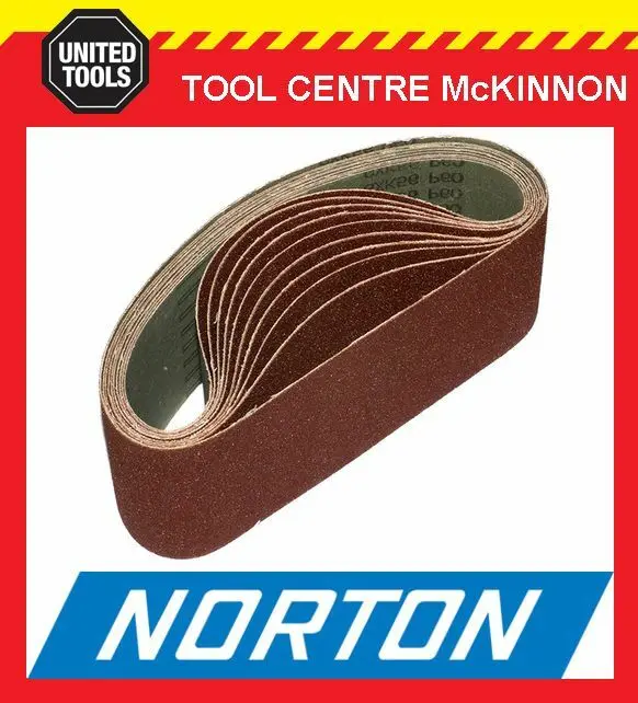 Norton #80 Grit 4" (100 X 610 Mm) Sanding Belt – Fits Makita 9403 And Other 4" Belt Sanders 1