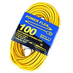 Powerflex 100-Foot Outdoor-Grade Extension Cord – Model 93181 1