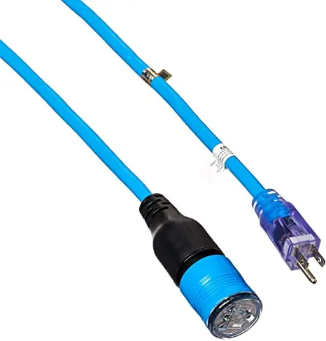 Pro Lock 100-Foot Blue Heavy-Duty Extension Cord – Indoor/Outdoor Rated 1