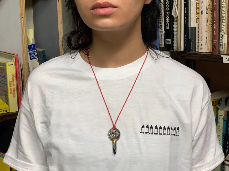 Quarter Screw Pendant Necklace – Industrial Design 1