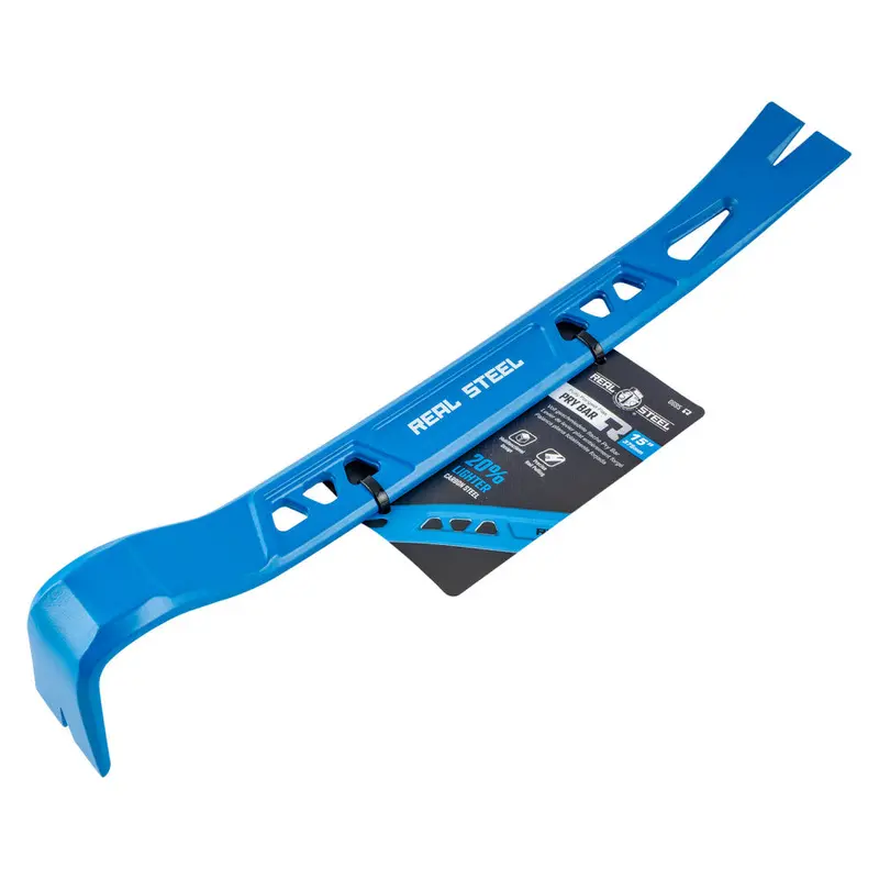Real Steel Fully Forged Pry Bar – 375 Mm (15 In) Heavy-Duty Lever Tool 1