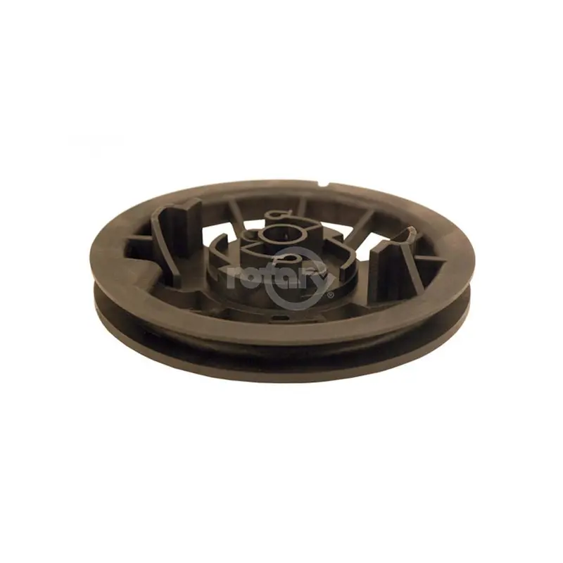 Recoil Starter Pulley With Integrated Spring 1
