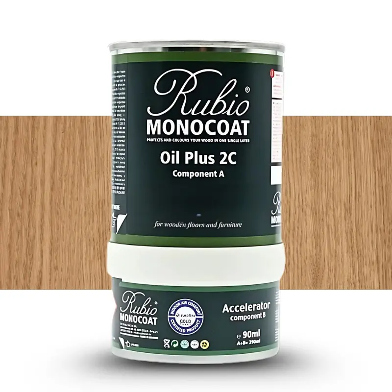 Rubio Monocoat Oil Plus 2C Gold Label Mocha Warm Wood Finish – 390Ml 1