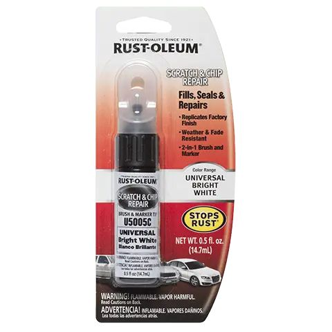 Rust-Oleum Bright White Scratch & Chip Repair Brush Marker 1