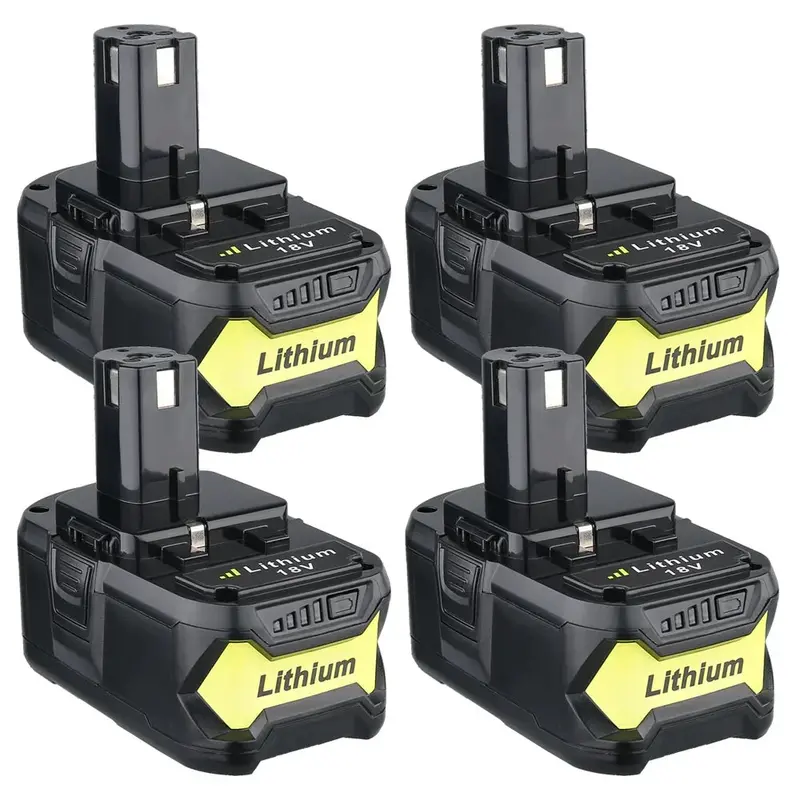 Ryobi One+ P106 18V 4.0Ah Li-Ion Battery Replacement – 4-Pack 1