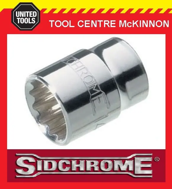 Sidchrome Scmt13416 3/8" Drive 12-Point 5/16" Torqueplus Socket 1