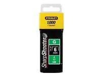 Stanley Heavy-Duty Staples, 6Mm Length, 1000-Pack 1