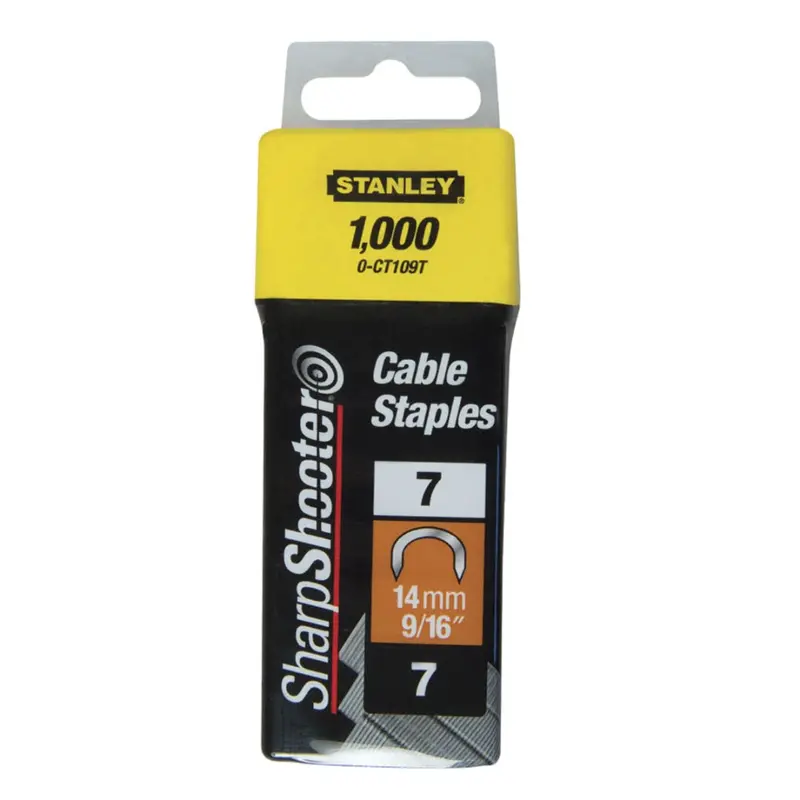 Stanley Round Crown Staples – 14 Mm, 1000-Pack 1