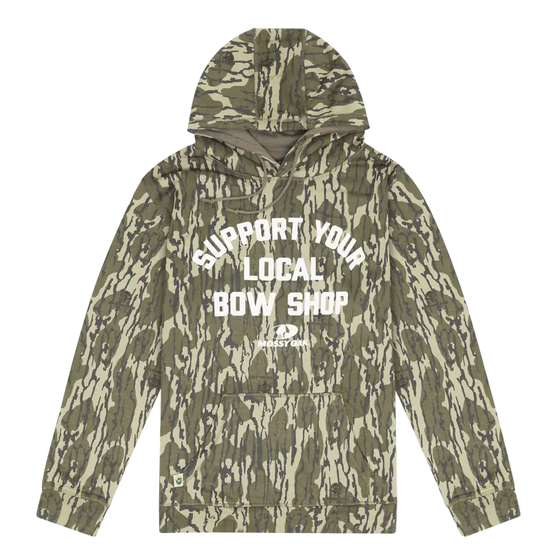 Support Your Local Bow Shop Vintage-Style Hoodie 1