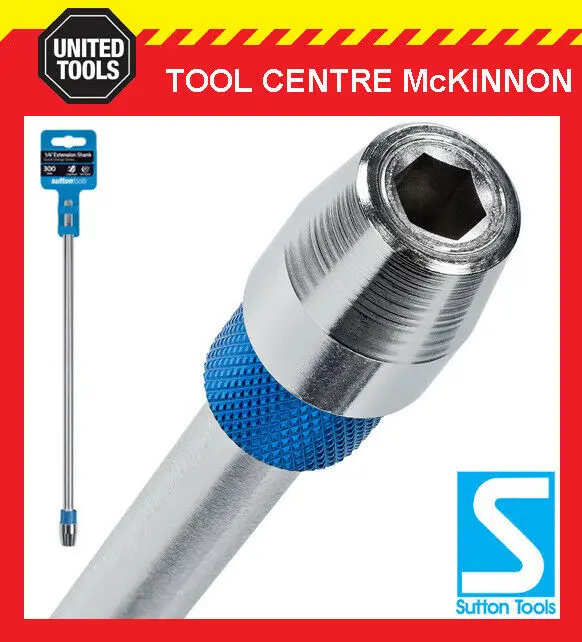 Sutton Speedbor 300 Mm Quick-Change Spade Bit Extension – 1/4" Hex Shank 1