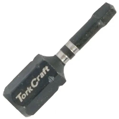 Tork Craft Impact Square Recess (Sq1) Insert Bit – No.1 × 25Mm, Dual-Pack 1